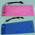 Soft Silicone Collapsible Waterproof Keyboard Computer